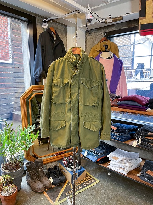 (ALPHA MADE)70&#039;S US ARMY M-65 JACKET(SMALL R)