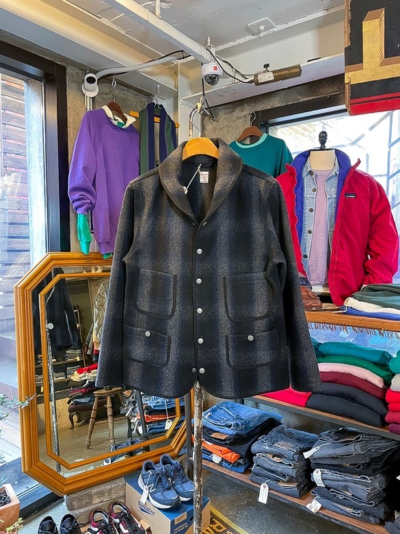 WILD LIFE TAILOR WOOL CHECK JACKET(M)