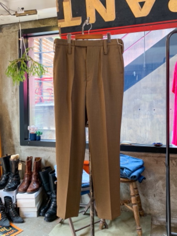 90’S BRITISH ARMY BARRACK DRESS TROUSERS(34-35)