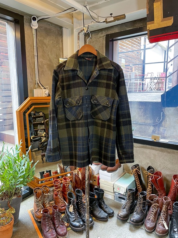 50-60&#039;S WOOLRICH WOOL CHECK SHIRTS