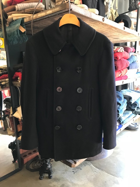 WWII USN 10 BUTTON PEA COAT