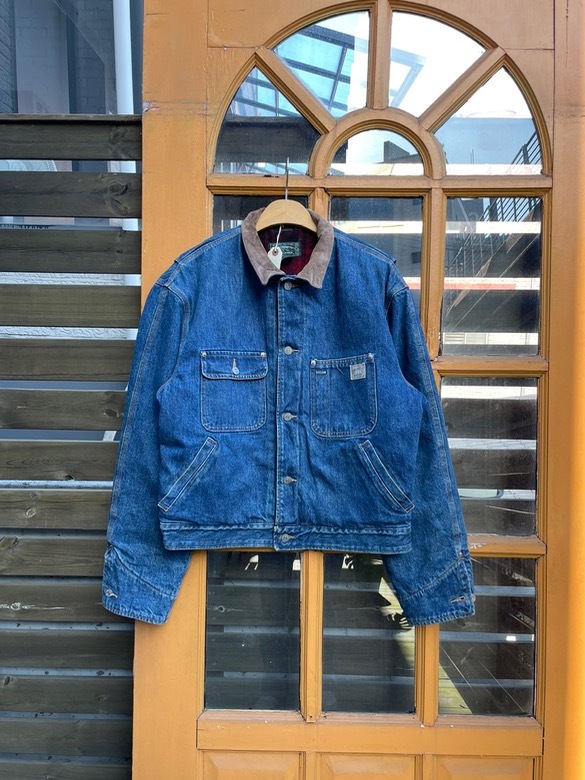 90&#039;S POLO COUNTRY LINING DENIM JACKET(L)