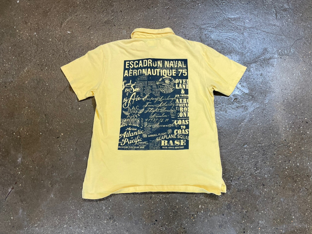 반팔 티셔츠 옐로우 색상 이미지-S1L11
